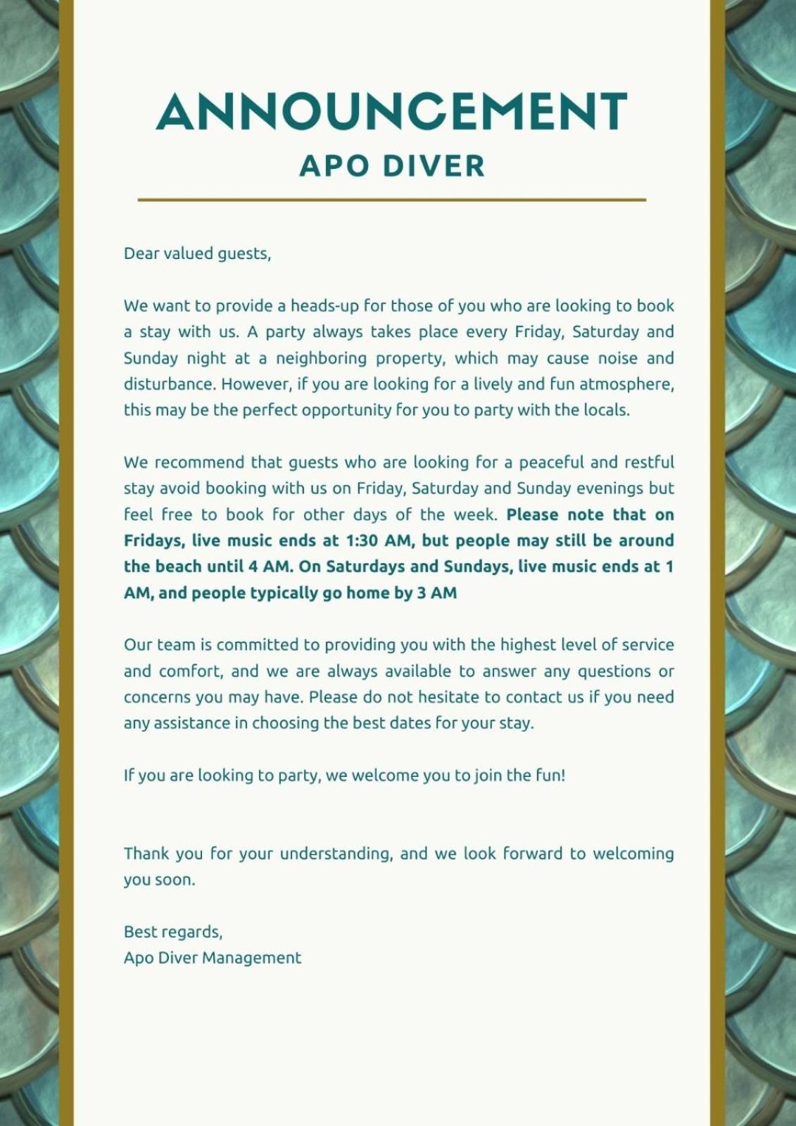 Apo Diver Beach Resort 산후안 외부 사진